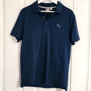 Puma blue polo. Men's Medium
